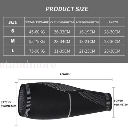 Calf Leg Running Sport Compression Sleeve Socks Shin Splint Support Brace Guard