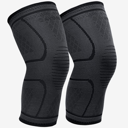 Runner Knee Support Sleeve (Pain Relief & Stability) - Set of 2
