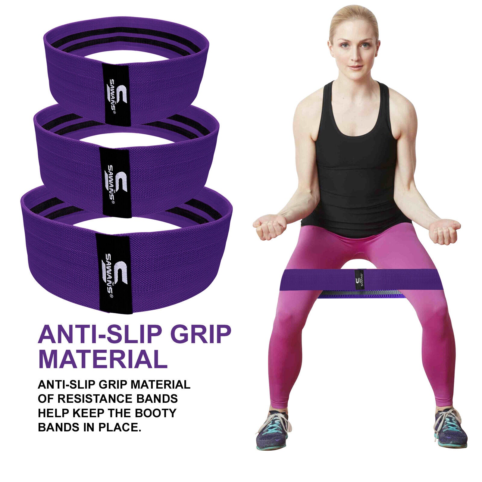 Resistance Bands for Recovery & Injury Rehab (3 Levels)