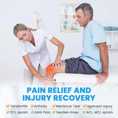 Runner Knee Support Sleeve (Pain Relief & Stability) - Set of 2
