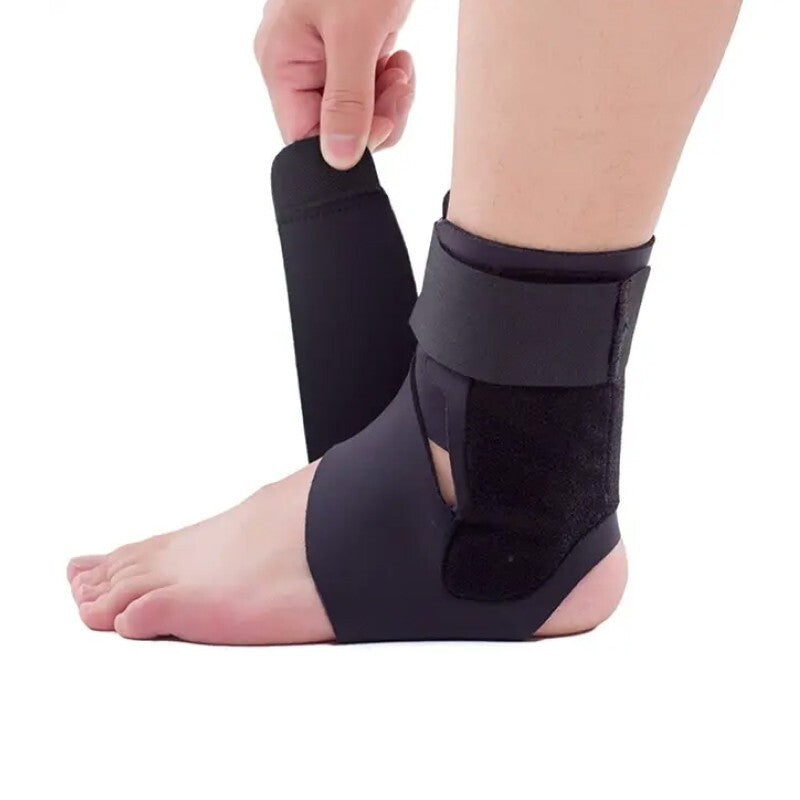 Adjustable Ankle Support Brace - Compression Wrap for Athletic Performance, Injury Recovery, and Foot Pain Relief