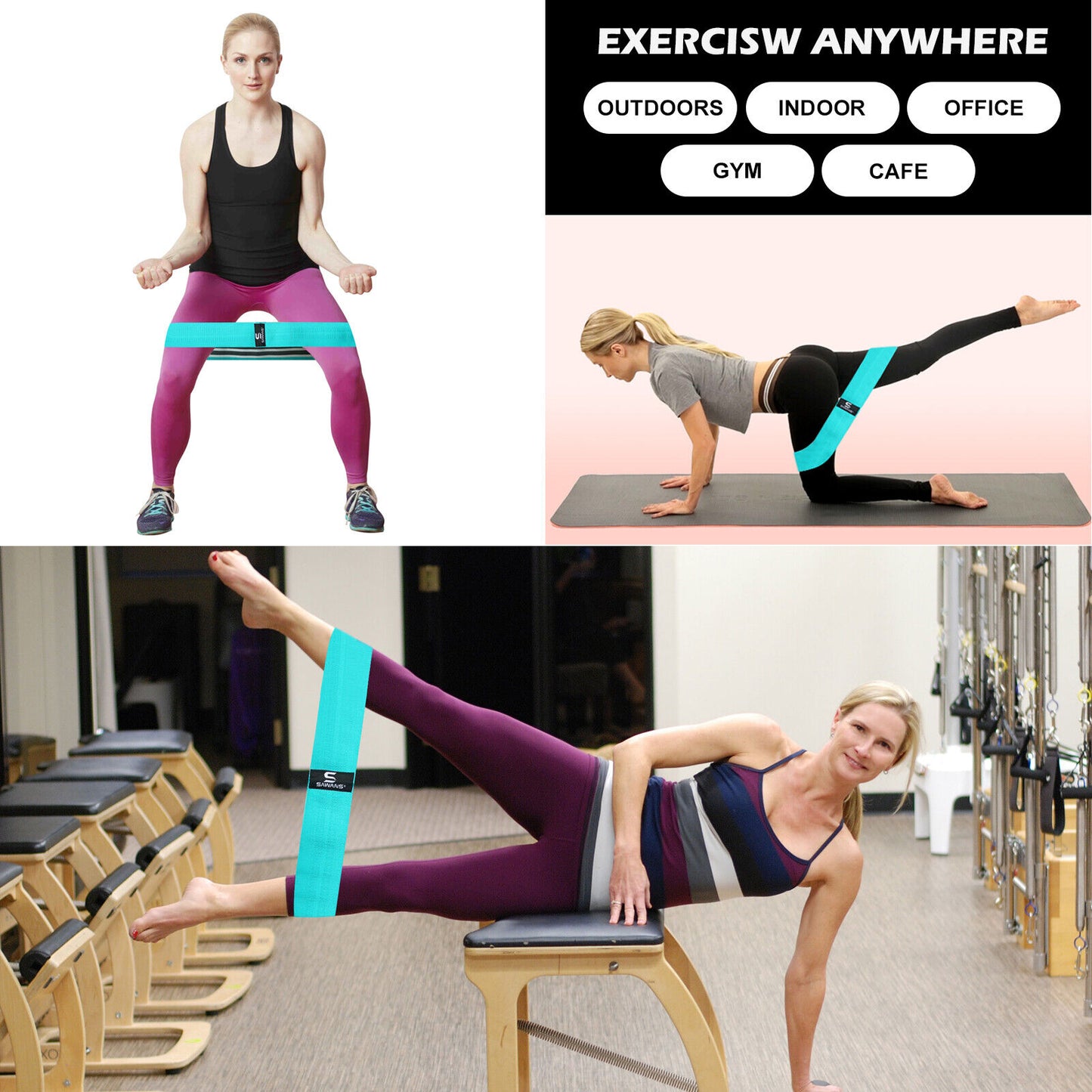 Resistance Bands for Recovery & Injury Rehab (3 Levels)