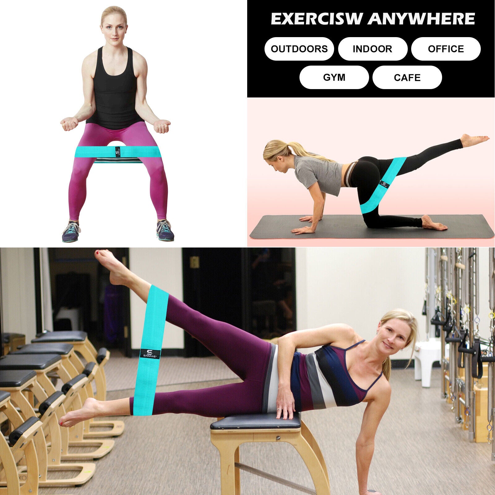 Resistance Bands for Recovery & Injury Rehab (3 Levels)