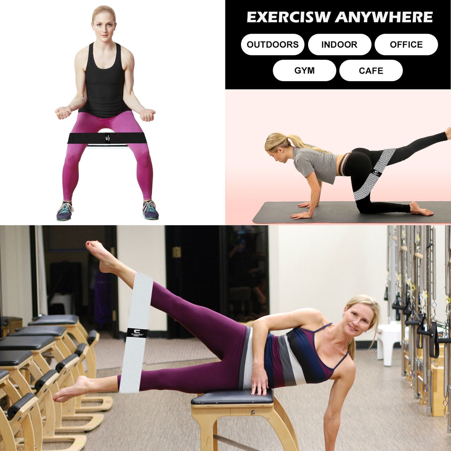 Resistance Bands for Recovery & Injury Rehab (3 Levels)