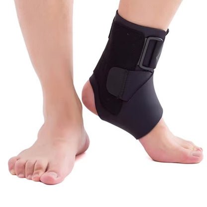 Adjustable Ankle Support Brace - Compression Wrap for Athletic Performance, Injury Recovery, and Foot Pain Relief