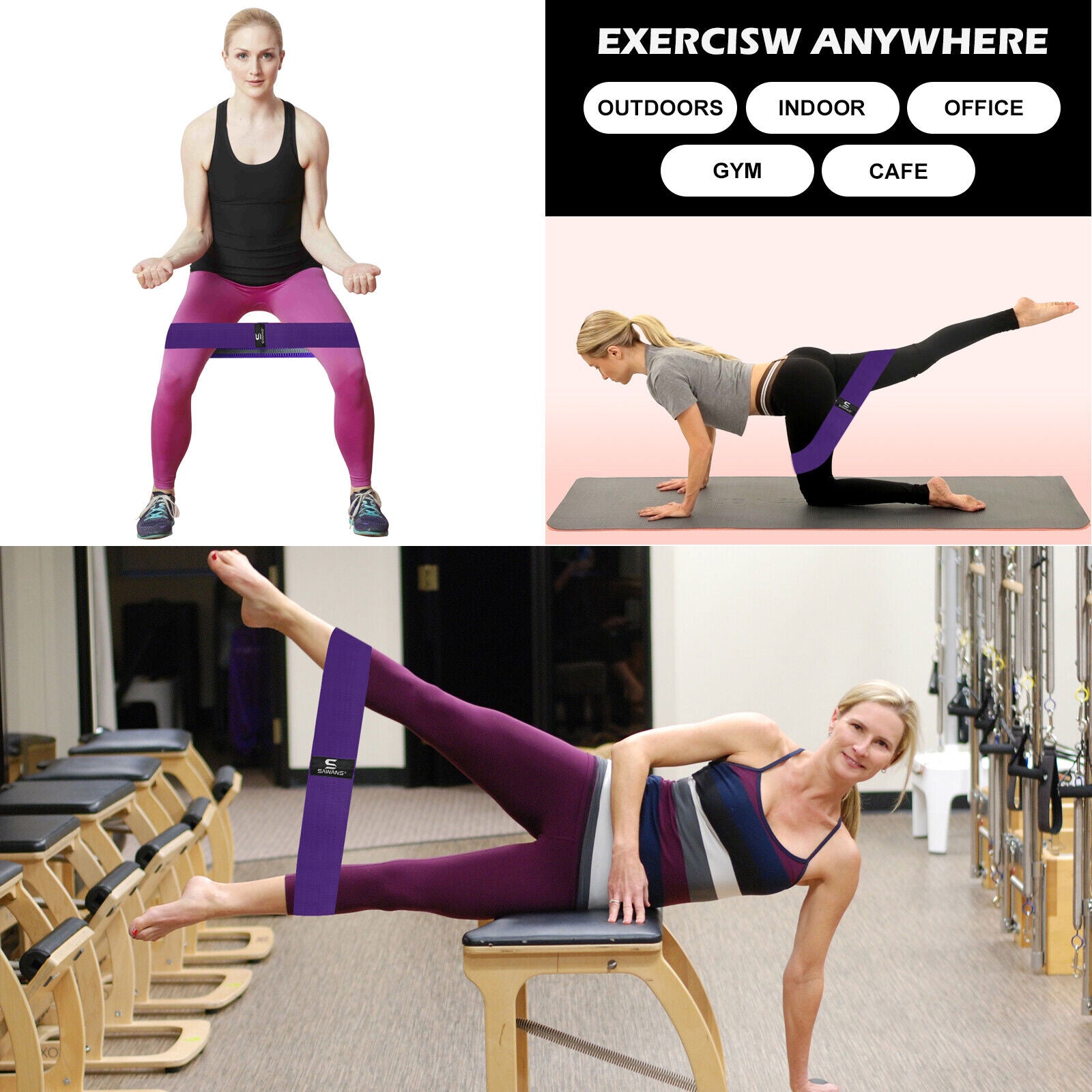 Resistance Bands for Recovery & Injury Rehab (3 Levels)