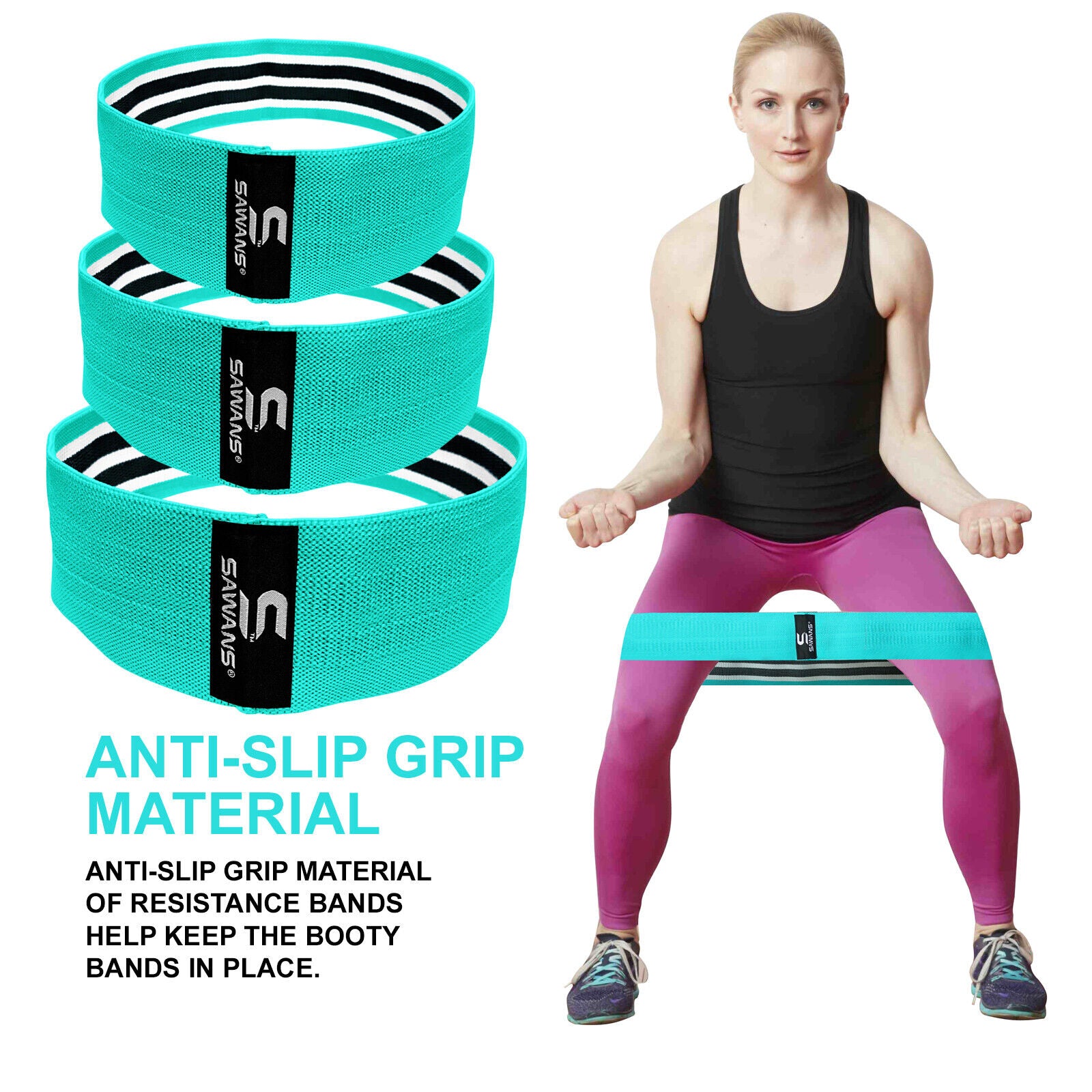 Resistance Bands for Recovery & Injury Rehab (3 Levels)