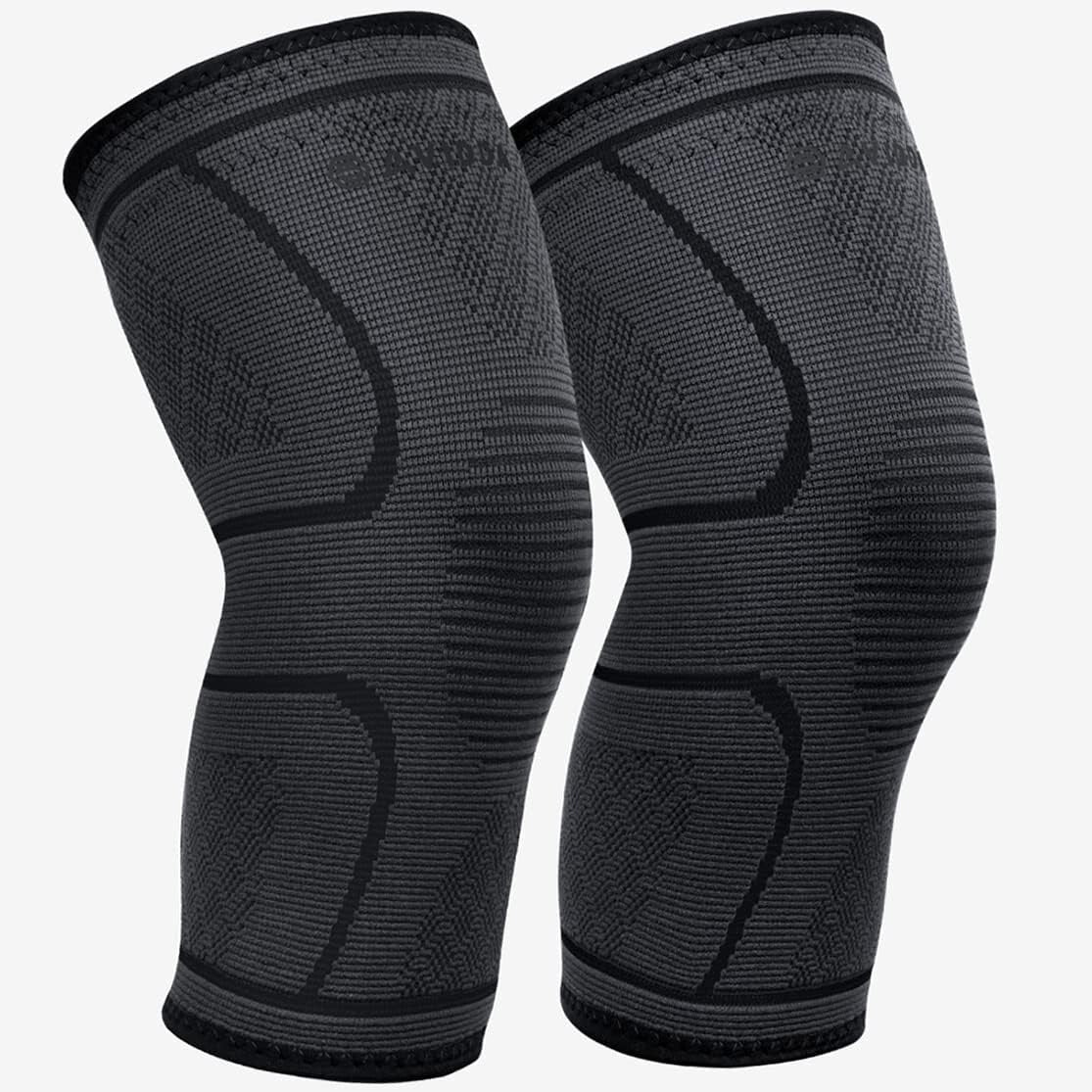 Runner Knee Support Sleeve (Pain Relief & Stability) - Set of 2