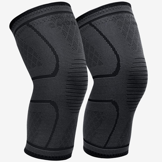 Runner Knee Support Sleeve (Pain Relief & Stability) - Set of 2