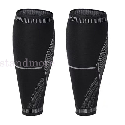 Calf Leg Running Sport Compression Sleeve Socks Shin Splint Support Brace Guard