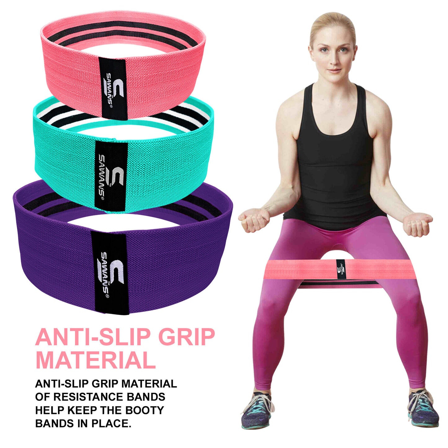 Resistance Bands for Recovery & Injury Rehab (3 Levels)