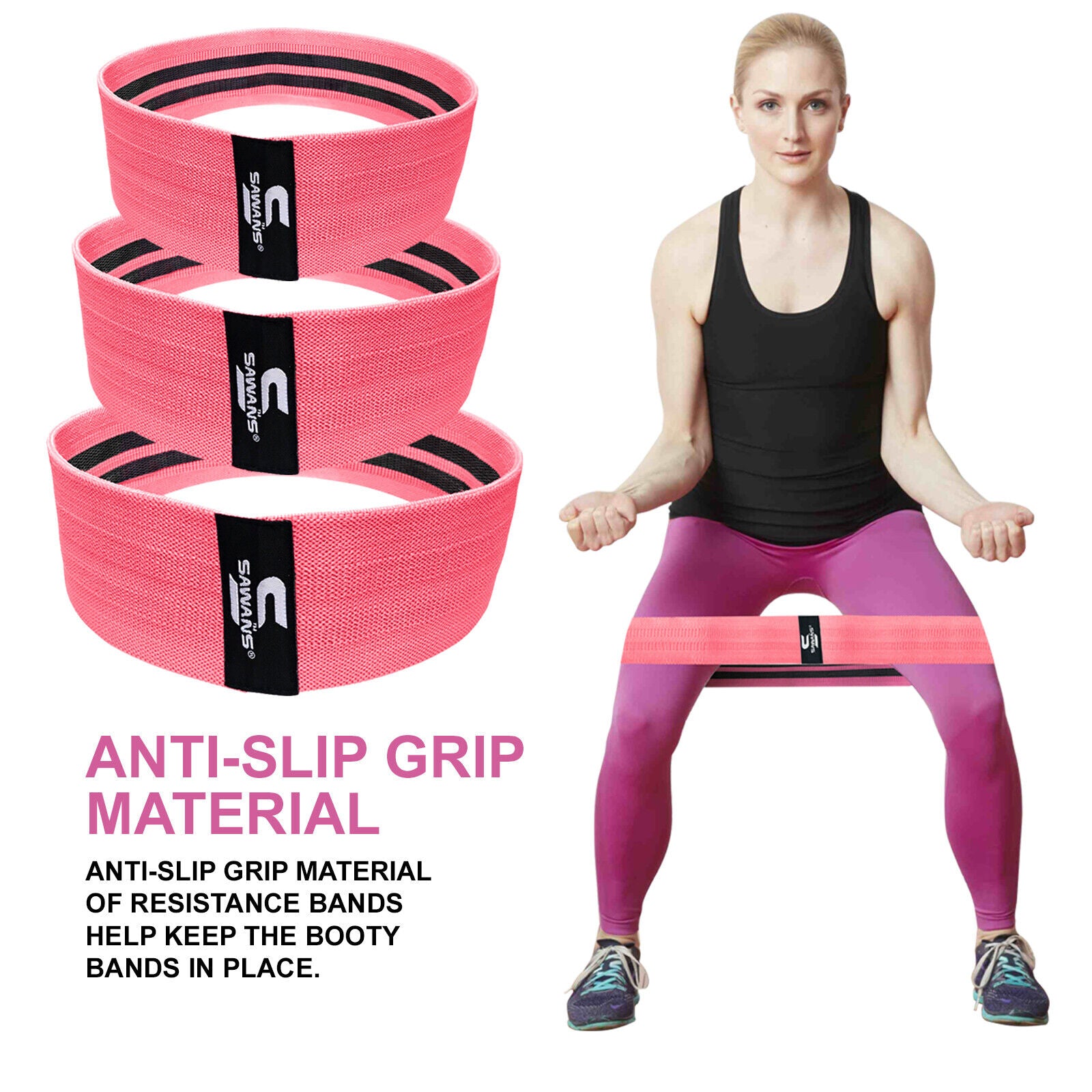 Resistance Bands for Recovery & Injury Rehab (3 Levels)