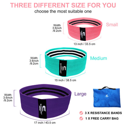 Resistance Bands for Recovery & Injury Rehab (3 Levels)